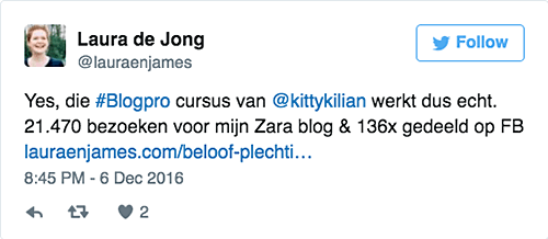 copywriting cursus Blogacademie ervaring