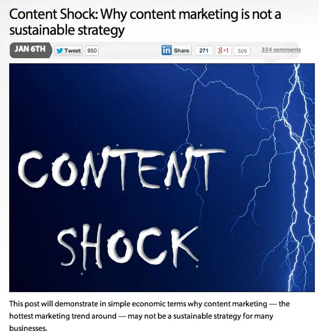 Content Shock