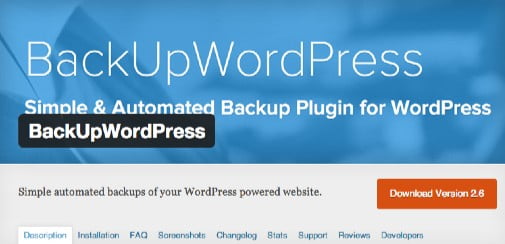 Backup WordPress