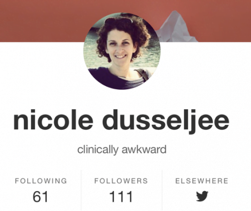 prachtige bio van Nicole Dusseljee op Medium