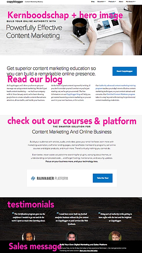 ook een website voor schrijvers