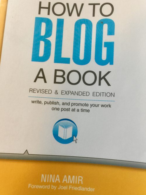 how to blog a book