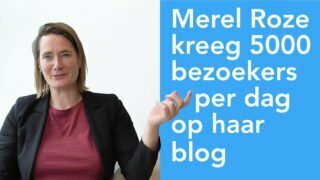 eerste blogger merel roze